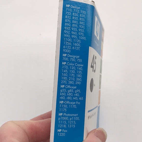 Genuine HP 45 Inkjet Print Cartridge #51645A Factory Sealed Product Expired - Picture 5 of 7